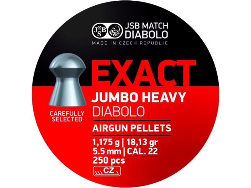 Diabolo 5,5 JSB Exact Jumbo Heavy - 18,13 gr