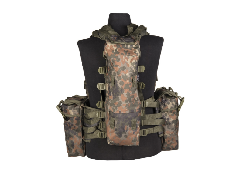 Gilet tattico MILTEC Tactial - 12 tasche Flacktarn