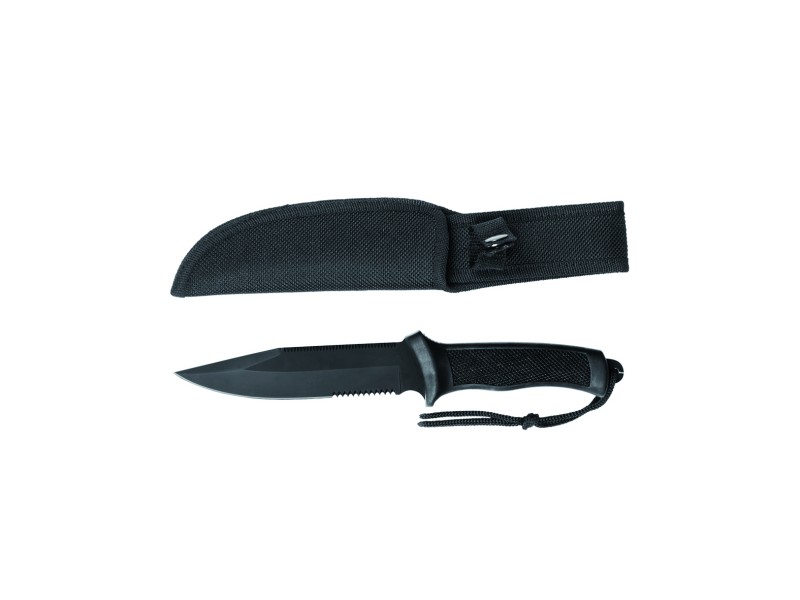 Coltello MIL-TEC Camping - manico in gomma