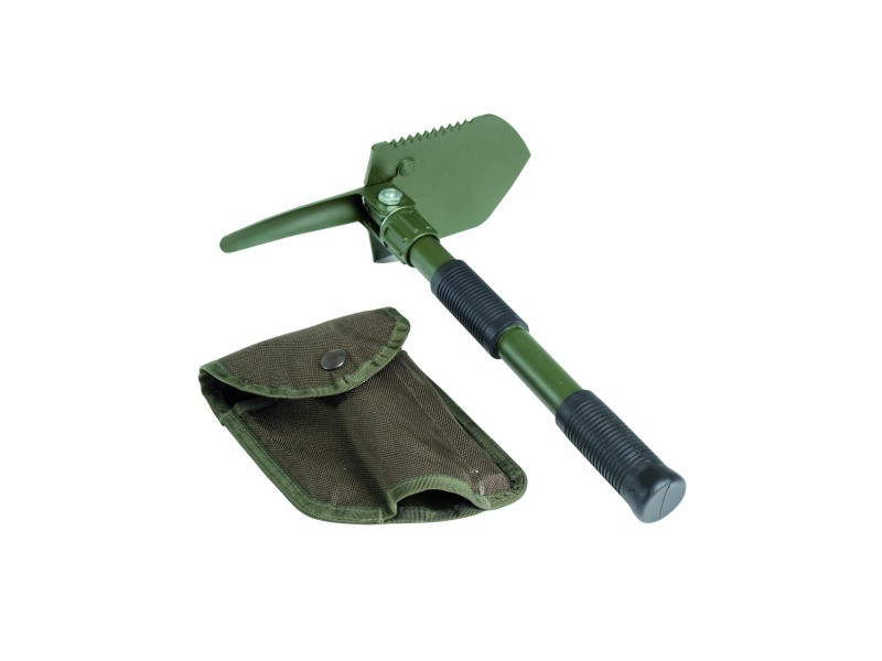 Folding micro shovel MIL-TEC with pick and case
