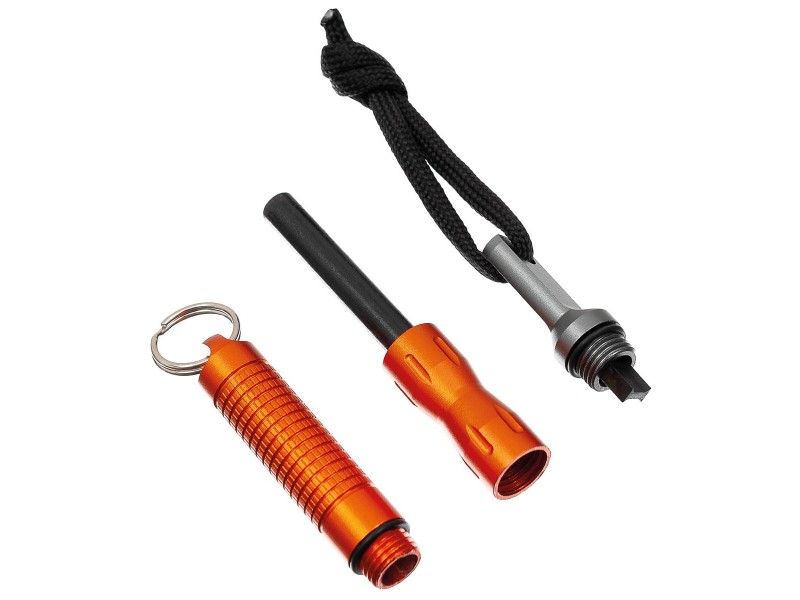 Feuerstein auf Stab MFH orange