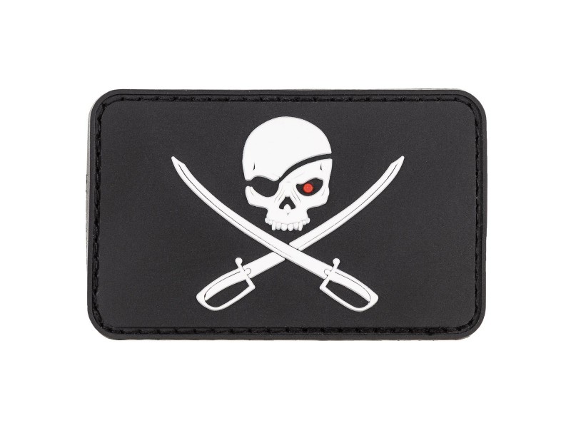 Patch Skull - skull black with Velcro