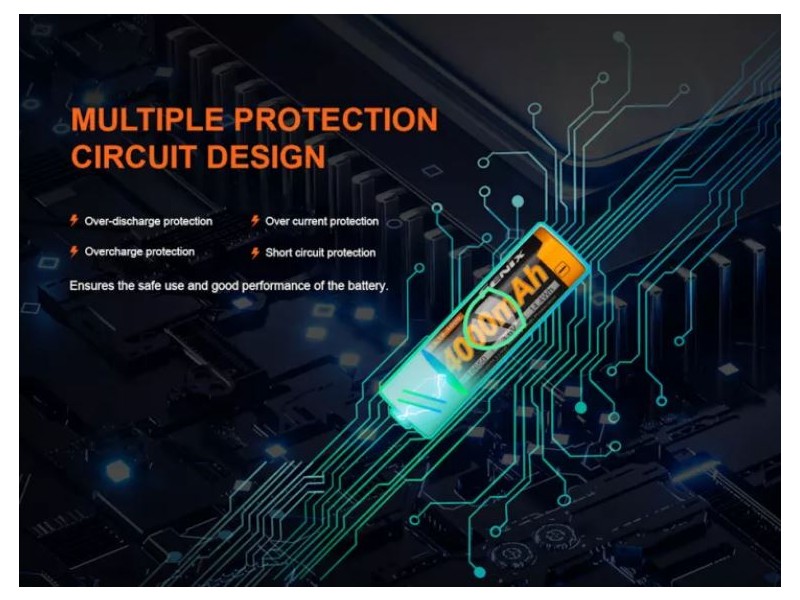 FENIX 18650 4000 MAH BATTERY (rechargeable battery)