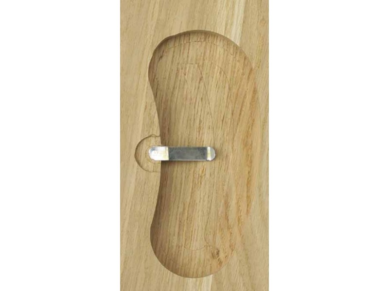 Daska za trofej JELEN - tamni vrh 45X24 cm 
