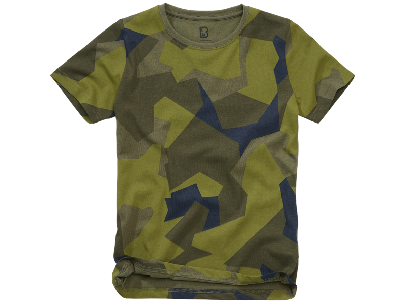 Kinder T-Shirt Kurzarm BRANDIT Swedish Camo