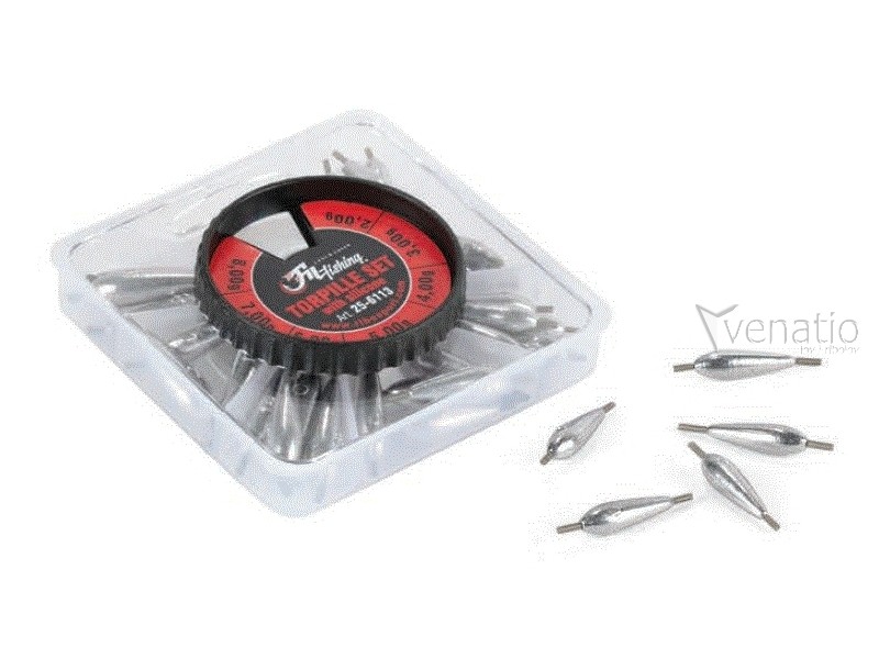 Olovo u kutiji FIL FISHING Torpille set sa silikonom