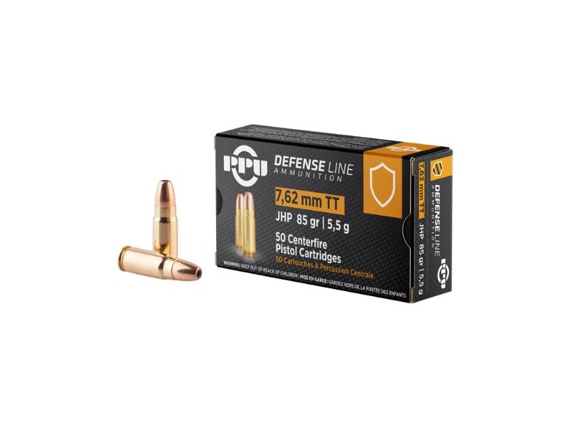 Naboj PPU 7.62x25 Tok JHP 5.5g
