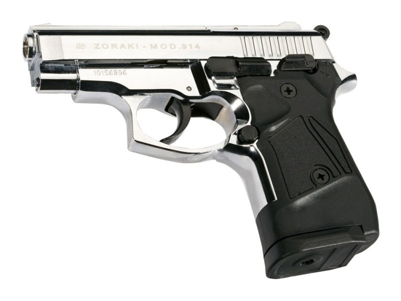 Signalpistole 914 PTB Edelstahl - 9 mm P.A.K.