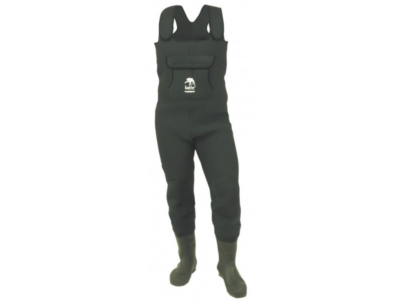 Ribiški škornji BEHR Neoprene 4 mm - zelena - FILC