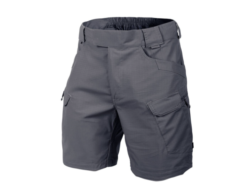 Kurze Hose HELIKON UTS (URBAN TACTICAL SHORTS) - POLYCOTTON RIPSTOP Grau