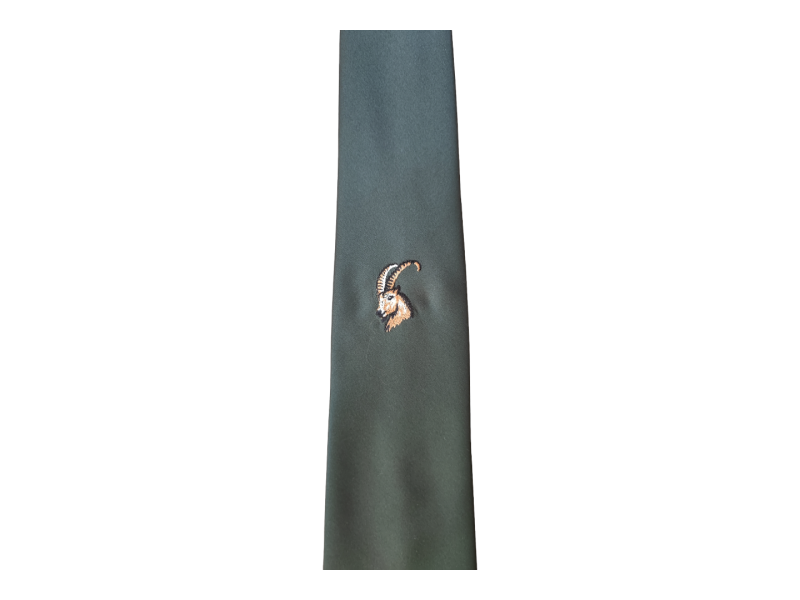 Hunting Tie Embroidered SMIG Goat