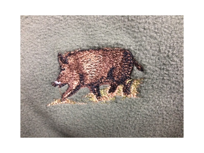 Wendbare Thermovelours KOV Wildschwein (Logo Brustbereich)