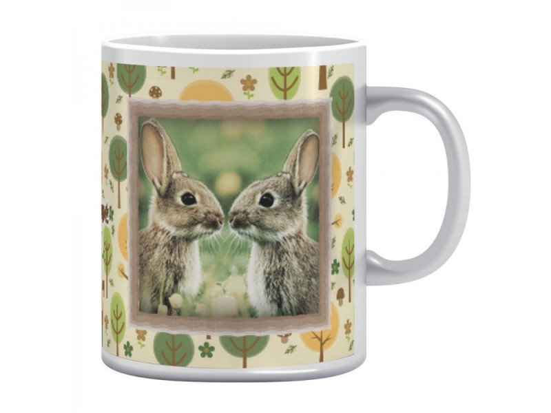 Keramiktasse WZ Hasen