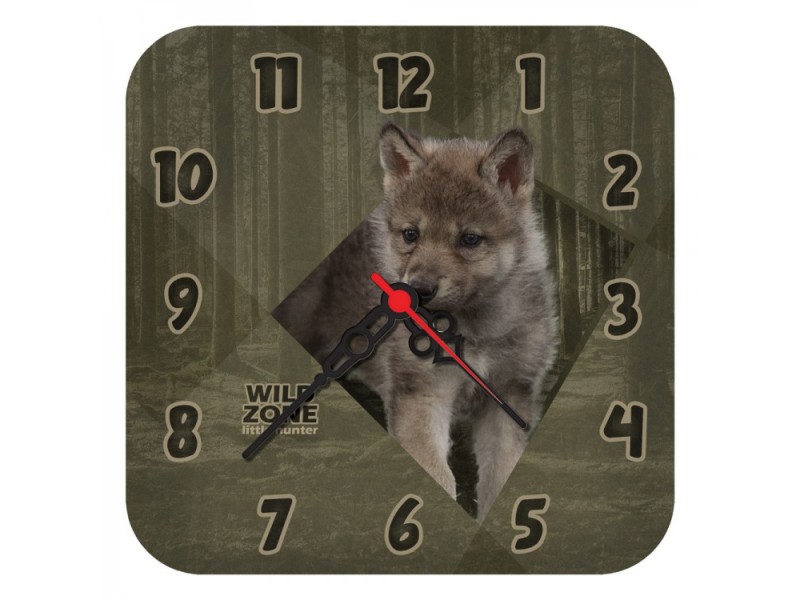 Wall clock WZ Wolf - 18x18 cm