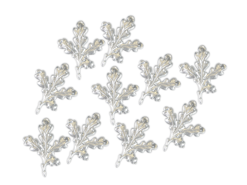 Decorazione per trofeo cinghiale OAK LEAVES silver
