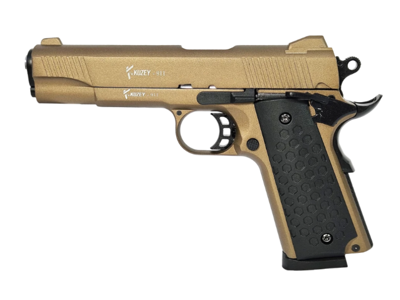 Signalpistole KUZEY 1911 9mm P.A.K - Bronze/schwarzer Griff FDE