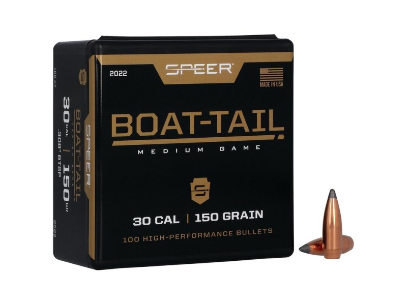  Palline per ricarica SPEER Boat-Tail Medium Game .30 - 9,7g/150gr