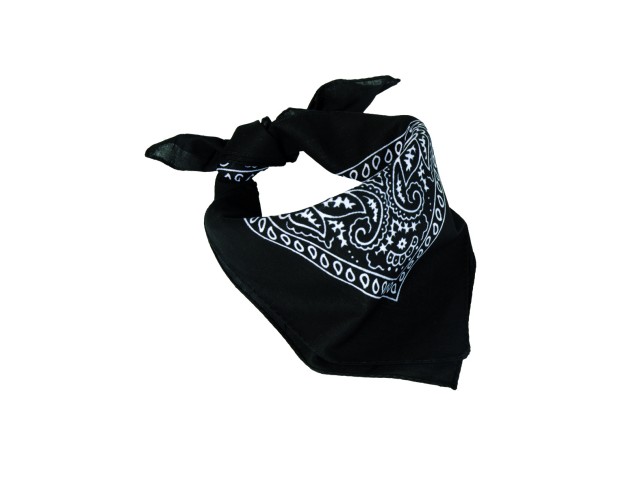 Foulard 50x50cm western nero