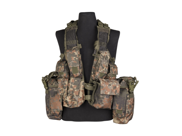 Gilet tattico MILTEC Tactial - 12 tasche Flacktarn