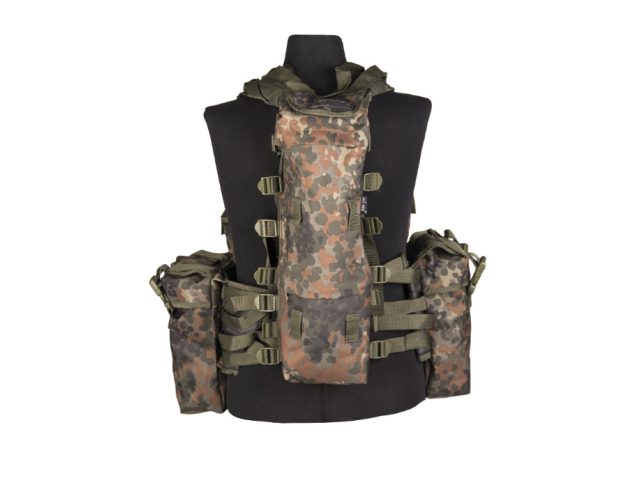 Gilet tattico MILTEC Tactial - 12 tasche Flacktarn
