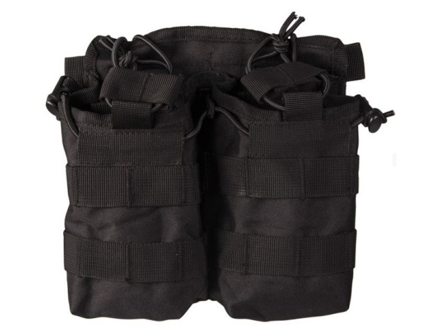 Gürtelholster für Magazine Schwarz TOP DOUBLE
