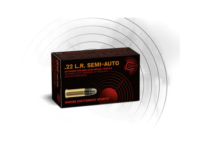 Cartuccia GECO 22LR Semi Auto - 2,6g/40gr