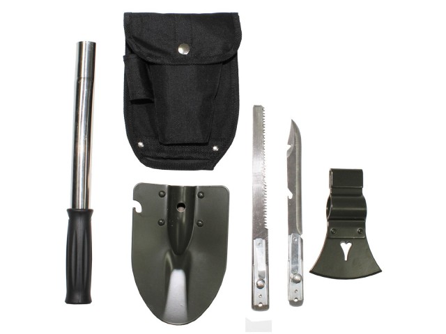 Multi-tool kit 4 u 1 - pila, lopata, sjekira i nož