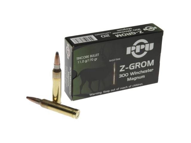 Patrone PPU 300 Win Mag Z-GROM - 11,0g/170gr