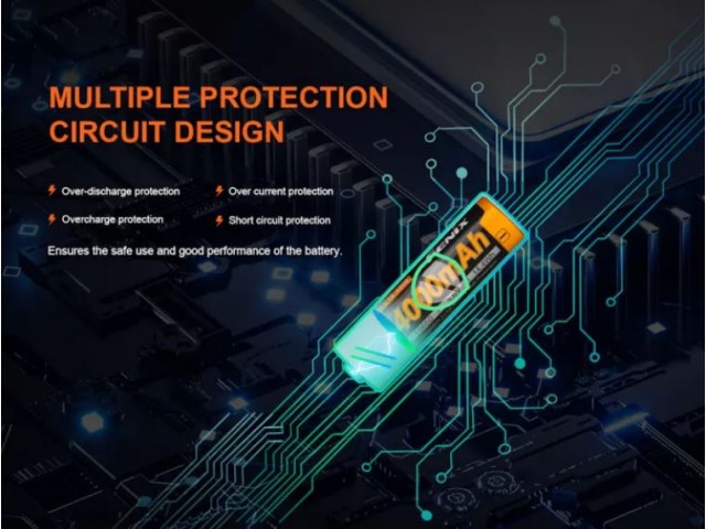 FENIX 18650 4000 MAH BATTERY (rechargeable battery)