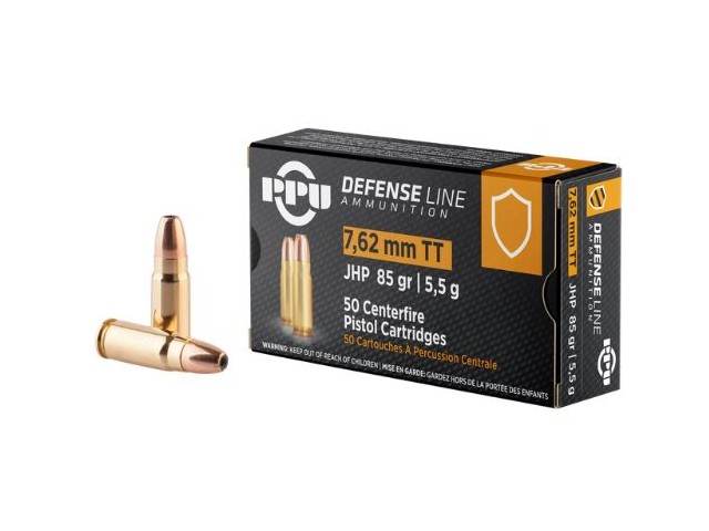 Naboj PPU 7.62x25 Tok JHP 5.5g EN