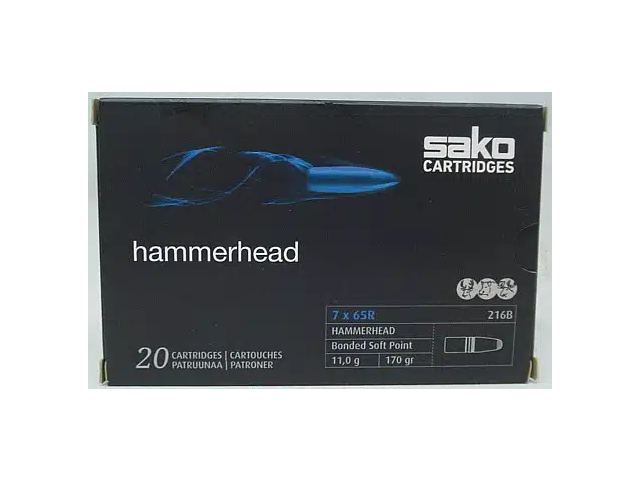 Naboj SAKO 7x65R Hammerhead SP 11 g