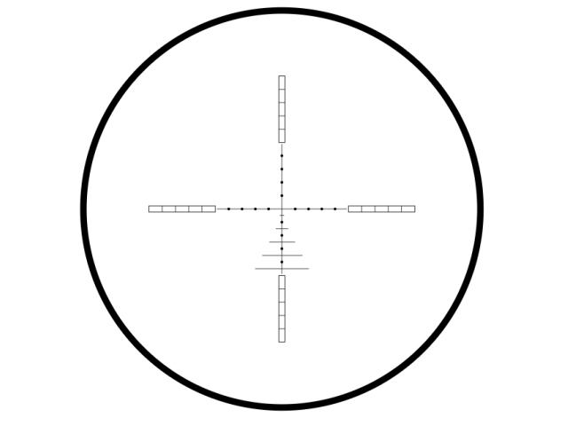 Teleskopski daljnogled HAWKE 3-9x40 AO - AMX