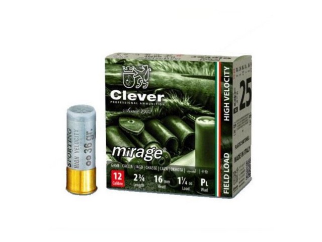 Cartuccia CLEVER Mirage T3 HV 36g 5,0 mm - HIGH VELOCITY 