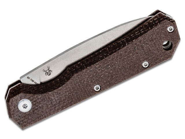 Folding Knife Black FOX BF-748 MIB