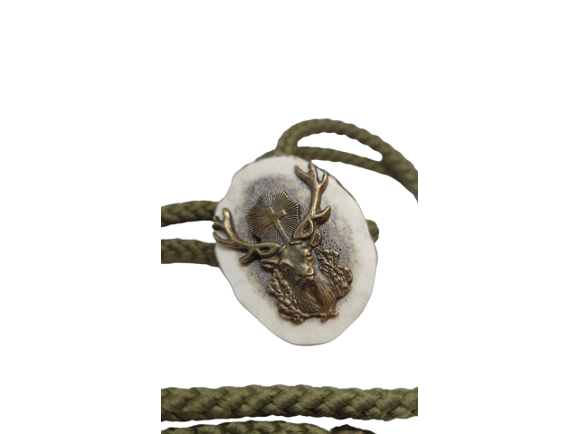 Jagdhalsband (Krawatte) HIRSCH GEWEIH Kreuz