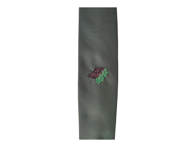 SMIG Wild Boar Embroidered Hunting Tie with Branch