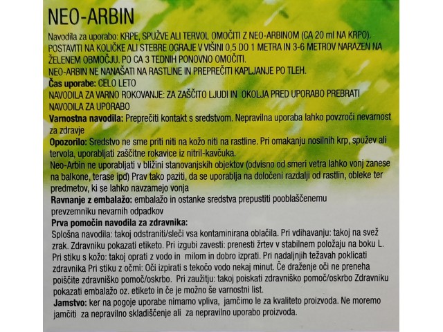 neo-ARBIN Game Repellent - 1 Lt