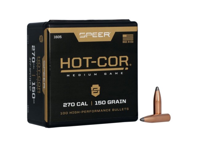Spherical bullets for reloading SPEER Hot Core cal.270/150gr