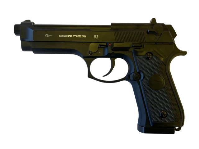 Pistola ad aria BORNER 92 BLOWBACK - 4,5mm BB
