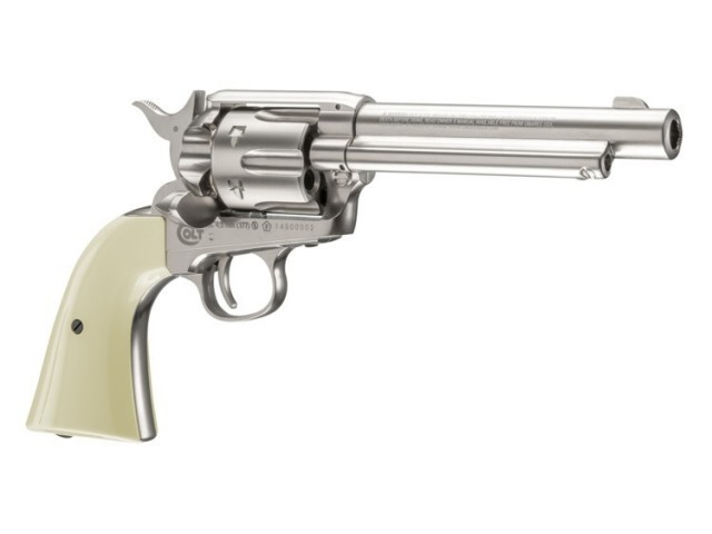 Luftpistole COLT SAA .45 - 4,5 mm CO2 - Nickel