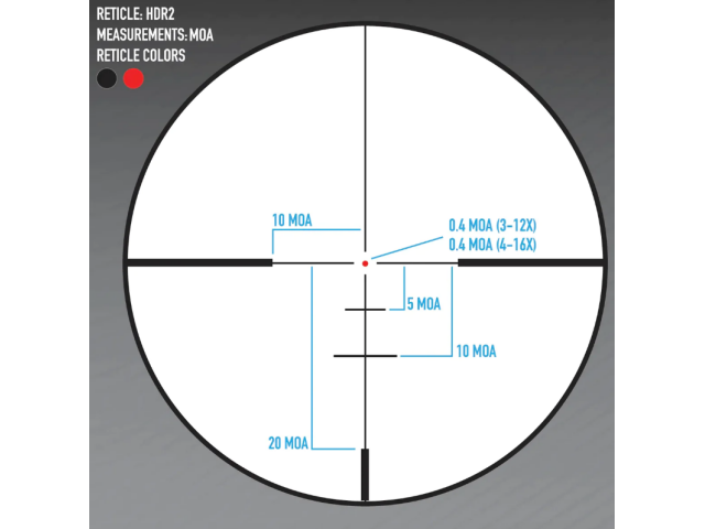 Teleskopski nišan SIGHTMARK Core 2.0 HX 4-16x50 HDR2