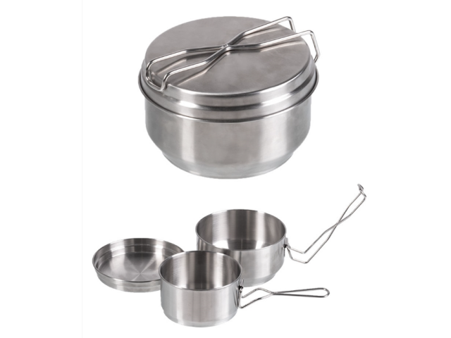 Set (3) containers MILTEC Czech - 3PC Stainless Steel