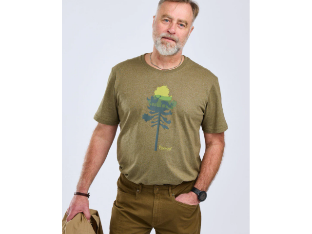 T-Shirt PINEWOOD Finveden Hirsch - grün