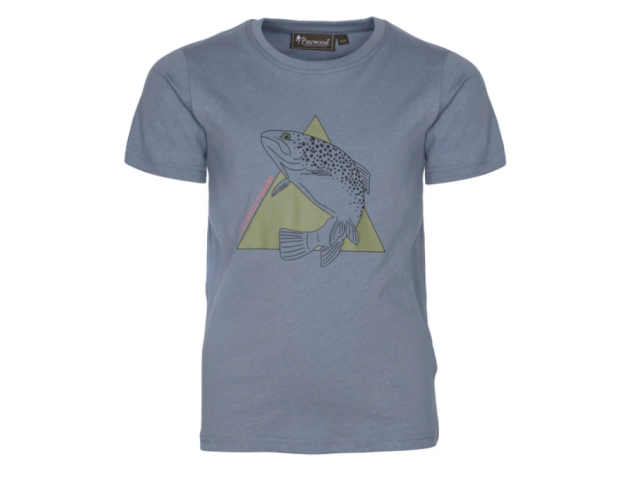 Kinder T-Shirt PINEWOOD Fish - Shadow blue