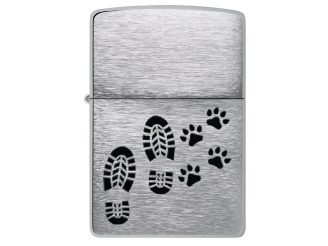 ZIPPO 46322 Fußabdrücke Design