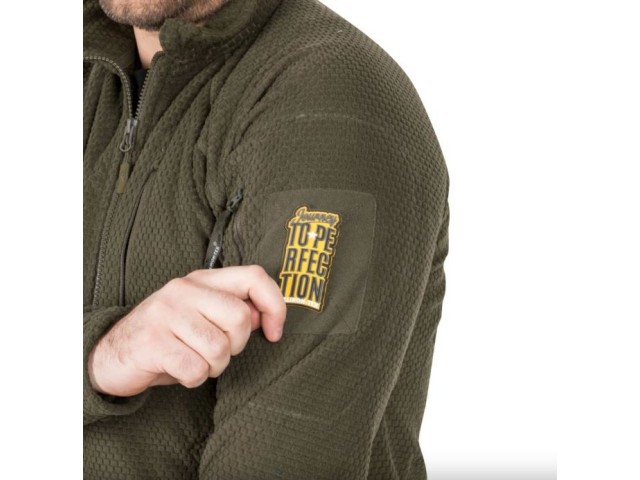 Fleece-Shirt HELIKON Alpha Hoodie ohne Kapuze - schwarz