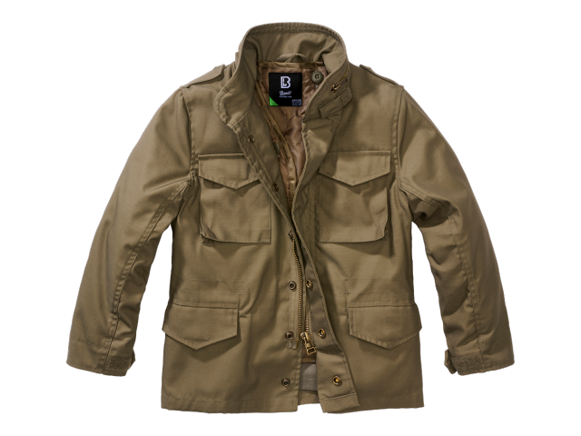 Children's jacket with lining M65 Brandit green