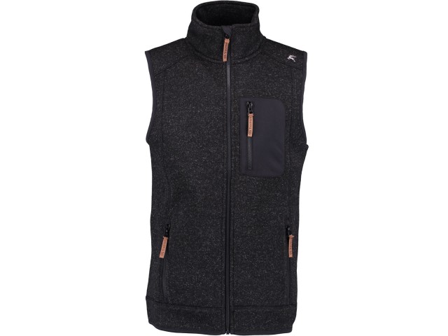 Gilet ORBIS Collo Alto - nero