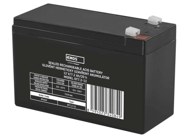 Batteria ricaricabile EMOS SLA 12V 7,2AH