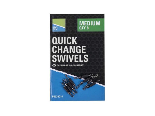 Vrtljivka hitro zamenljiva PRESTON Quick changing swivel